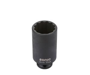 Sonic 3397827 Adaptador para Llave de Vaso de Impacto, 27 mm, 1/2 Pulgada