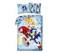 Sonic Tails Knuckles Funda Nórdica Cama 90 140x200 + Funda Almohada 70x90