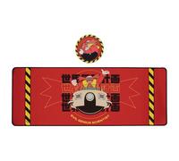 Fanattik Posavasos para videojuegos Sonic the Hedgehog Dr. Eggman 800 x 300 mm con posavasos 100 mm