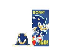 Sonic The Hedgehog Toalla de playa plegable para niños y niñas, toalla de baño para niños y niñas, toalla de baño para niños