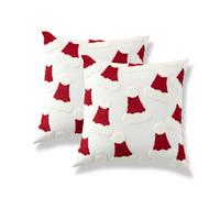 Sonive Juego de 2 Fundas de Cojín de Navidad 45x45cm, Fiesta de Navidad