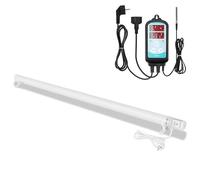 Sonnewelt - Calentador de invernadero (240 W, termostato Greenhouse, Calefacción eléctrica para invernaderos, función de temporizador, programa y ciclo, ideal para armarios e invernaderos