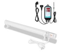 Sonnewelt - Calentador de Invernadero Eléctrico (120 W, Termostato, Temporizador, Ideal para Invernaderos y Armarios)