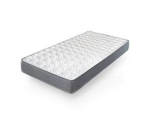 SonnoMATTRESS Colchón Infantil HR Stone 80x200x15cm - Núcleo HR Foam Firme y Resistente, Doble Cara con Memoria de Forma, Tejido Aloe Vera Antibacteriano y Transpirable, Ideal para Camas Nido