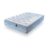Colchón Viscogel HR Blue Wave de SonnoMattress, Altura 30 cm Blue 135x190