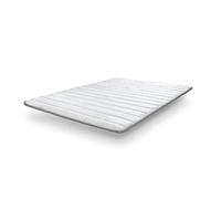 SonnoMATTRESS Topper Viscoelástico Aloe Vera Confort 80x190x3cm -Visco Suave Efecto Nube, Tejido Aloe Vera hipoalergénico, Transpirable 3D, Mejora el Confort y prolonga la Vida del colchón