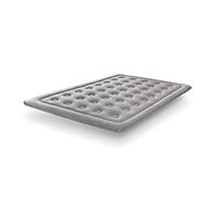 SonnoMATTRESS Topper Viscografeno Infiniti Grafeno Confort 150x180x4cm - Viscoelástica de grafeno efecto nube, termorregulador e ionizante, tejido Strech premium y sujeción apta para cualquier colchón