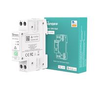 SONOFF Basic DIN Rail (BASIC-1GSP) Interruptor inteligente WiFi para riel DIN, controlador inteligente Matter Over WiFi, interruptor de panel eléctrico de alta carga de 32 A, compatible con Alexa