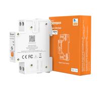 SONOFF Basic Riel DIN (BASIC-ZB1GSP) Zigbee Smart Switch Hutschiene, Controlador Zigbee 3.0 Smart Home con monitoreo de energía, 32A para caja de fusibles, compatible con Home Assistant Alexa
