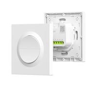 Sonoff Interruptor de pared doble Orb-ZBW2 (MINI-ZB2GS-E) Zigbee 3.0 2 canales 16A requiere neutro