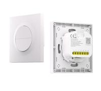 Sonoff Interruptor de Pared Inteligente Orb-ZBW2L (MINI-ZB2GS-L-E) Zigbee 2 canales sin neutro 12A