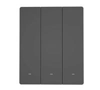 SONOFF Interruptor de luz Inteligente,Interruptor de Pared Wi-Fi Alexa, Interruptores de luz eléctrica,Tipo M5-80 3 Canal. Compatible con Alexa and Google Home .[Cable neutro requerido]