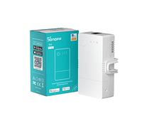 SONOFF Interruptor Monitor de Temperatura y Humedad, Interruptor Wifi, Controlador Smart Home THR316, Max 16A (TH10/16 Upgrade Version) Compatible Con Alexa/Google Home