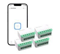 Sonoff Interruptor WiFi Matter – Relé DIY, Apple Home/Alexa/Google – Pack 4, requiere neutro