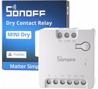 SONOFF MINI-D Smart Switch WiFi Contacto Seco Matter 2,4 GHz AC/DC Blanco 1