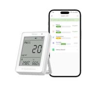 Sonoff Monitor calidad del aire SAWF-07P AirGuard – PM2.5/PM10, temp. y hum., pantalla y alarma