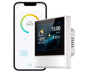 SONOFF NSPanel-EUW Smart Scene Wall Switch Pantalla Inteligente, Termostato De Temperatura Y Sensor Ambiental Incorporados, Centro De Control Todo En Uno En El Panel HMI
