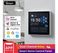 SONOFF NSPanel Pro Gen2 Panel de Control Inteligente para el Hogar con Relé de Doble Canal, Relé Tipo 86, Compatibilidad con Zigbee 3.0 Gateway Matter Bridge y Apple Home