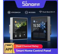 SONOFF NSPanel Pro Gen2 Panel de Control Inteligente para el Hogar con Relé de Doble Canal Tipo 86, Integra Dispositivos, Funciona con Apple Home a través de Matter