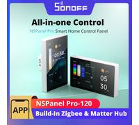 SONOFF NSPanel Pro US Panel inteligente 4,7 "Built-in Zigbee Matter Hub visor de cámara de seguridad para el hogar a través de eWeLink Control todo en uno