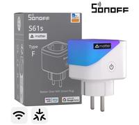 SONOFF S61S iPlug Gen2 Matter WiFi 16A Enchufe Smart con Monitorización Consumo