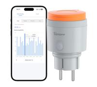 SONOFF S61s Outdoor (Schuko) - Enchufe inteligente para exteriores, IP44, compatible con Matter, Wi-Fi 2,4 GHz,16 A, 3840 W, monitoreo de energía, funciona con Alexa, Google Home, Home Assistant