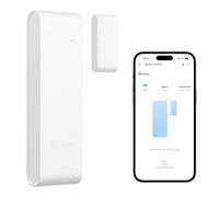 SONOFF SenseGuard DW Gen2 Zigbee - Sensor de ventana con alarma de sabotaje, contacto de ventana para hogar inteligente y calefacción, estado de apertura/cierre, compatible con Home Assistant