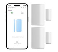 SONOFF Sensor Zigbee Puerta Ventana SNZB-04P 2pcs, Sensor de Alarma de Seguridad,Escena Local Inteligente,Requiere Zigbee Hub(Se Vende por Separado),Compatible con Alexa, Google Home.