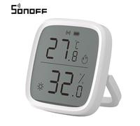 SONOFF SNZB-02D Sensor Inteligente de Temperatura y Humedad Zigbee con Pantalla LCD, Higrómetro y Termómetro Inalámbrico, Compatible con Alexa, Google Home y Alice