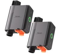 SONOFF SWV-BSP Temporizador Inteligente de Riego Zigbee 3.0, para Jardín, Control APP, Fácil Instalación, Requiere Hub Zigbee 3.0, Compatible con Alexa y Google Home, Negro, Pack de 2