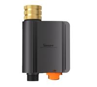SONOFF SWV-ZFE Hydro ONE Temporizador de aspersores Zigbee inteligente, entrada de latón, temporizador de riego con programación adaptada al clima con medidor de flujo para jardín y césped, funciona