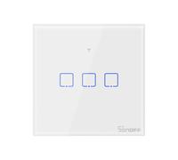 Sonoff T0EU3C-TX Branco - Interruptor de Parede Táctil Triplo WiFi