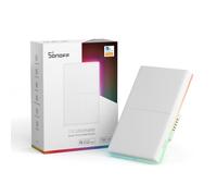 SONOFF T5-2C-120 Interruptor de pared Smart Touch WIFI, mando a distancia eWeLink, táctil multisensorial, Smart LED RGB, carcasa reemplazable, compatible con Alexa, Google Home