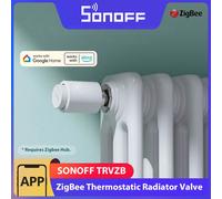 SONOFF TRVZB Zigbee válvula termostática para radiador calefacción inteligente para el hogar protección contra froest Control remoto de grupo a través de eWeLink Alexa