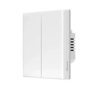 Sonoff TX Ultimate T5-2C-86 Interruptor de Parede Duplo WiFi Táctil de Encastrar RGB + Vibração + Som