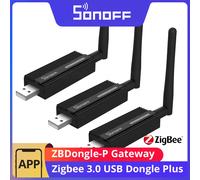 SONOFF ZBDongle-P Zigbee 3,0 USB Dongle Plus puerta de enlace Universal 1/5 Uds ZHA Zigbee2MQTT soporte presolavado dispositivos ZBMicro SNZB