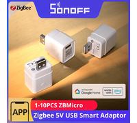 Sonoff Adaptador USB 5V inteligente ZBMicro – Zigbee Micro USB, carga rápida, Alexa y Google