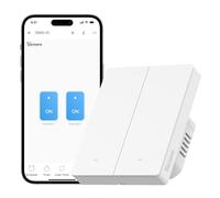 SONOFF ZBM5 80/86 tipo Zigbee interruptor de pared inteligente compatible con sin cable neutro y neutro modo de relé de separación funciona con el asistente doméstico ZBM5-2C-80W