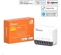 Sonoff Zigbee MiniR2 Extreme - Mini interruptor inteligente de 2 vías con neutro