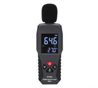 Sonómetro Digital 30-130dB Precisión ±1.5dB Medidor Sonómetro | para rango 30-130dB, precisión ±1.5dB, sensor alta sensibilidad, lectura clara 0.1dB, para ideal medición ambiental