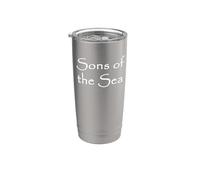 Sons of the Sea Shanty Song Vaso térmico de acero inoxidable de doble pared