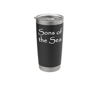 Sons of the Sea Shanty Song Vaso térmico de acero inoxidable de doble pared