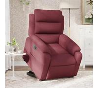 SooIarix Sillón de relax eléctrico con ayuda para levantarse, funda de tela, función reclinable, para personas mayores y salón, 75 x 92,5 x 100 cm