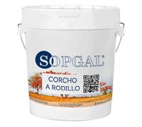 Sopgal Pintura de Corcho Natural a Rodillo 15L Blanco Roto Acabado Rugoso