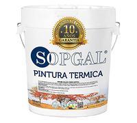 Sopgal Pintura Térmica Anticondensación Interior 15L Carta RAL - Aislante y Eficiente: Rompe puente térmico, evita condensaciones, pared fría y pérdida de calor