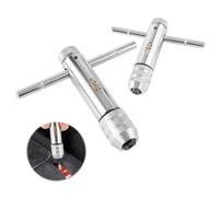 Sophisticate Portaherramientas con Mango Corredizo,Manuales Mango en T de Ttrinquete,Para Macho Juego de Machos Roscar Machos de Roscar Manuales M3 - M8/ M5 - M12