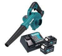 Soplador a batería Makita UB 100 DSM 12 V máx. + 2 baterías de 4,0 Ah + cargador