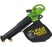 Soplador/aspirador de hojas - 2800 W - 960 m³/h - con bolsa de recogida y pre-rastrillo