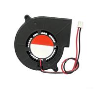 Soplador centrífugo de plástico de 12 V 31,2 W | Tamaño de 75 x 75 x 30 mm, flujo de aire de 34,28 m³/h, evita el sobrecalentamiento, carcasa de plástico robusta