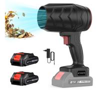 Soplador de Aire Turbo de 120 km/h, Ventilador de Chorro, Soplador de Hojas, 36000 rpm, Potente Herramienta Inalámbrica Portátil para Soplar Hojas, Nieve y Polvo blue